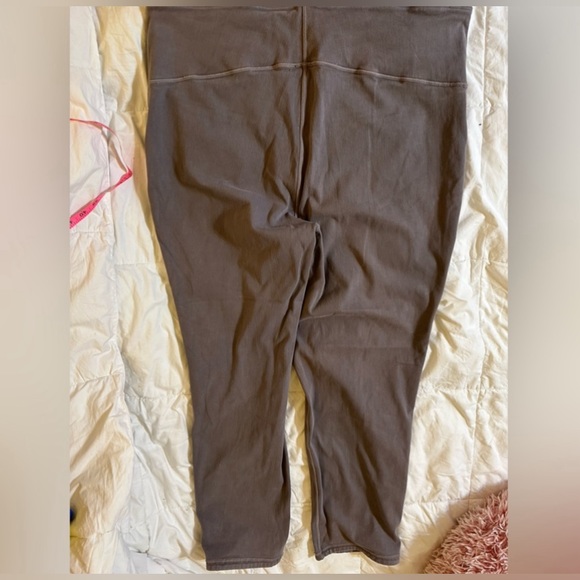 reversible blue gray geometric pattern - Stretch Ankle Pants -no pockets - 2X - Picture 4 of 16